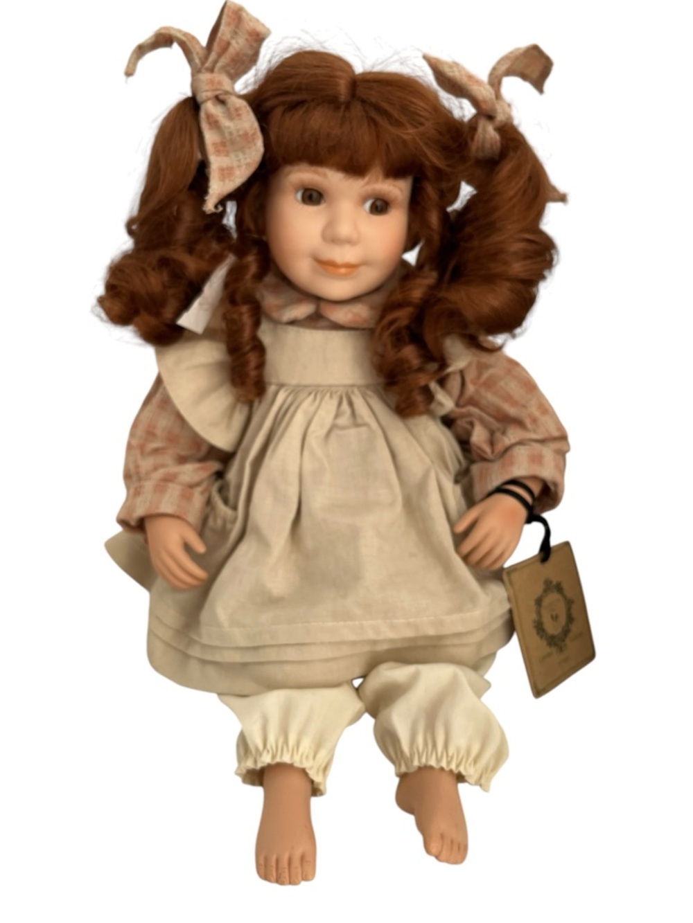 Boyds Bears Doll WENDY Red Head Hair PORCELAIN Ltd  1999 collectible Gift